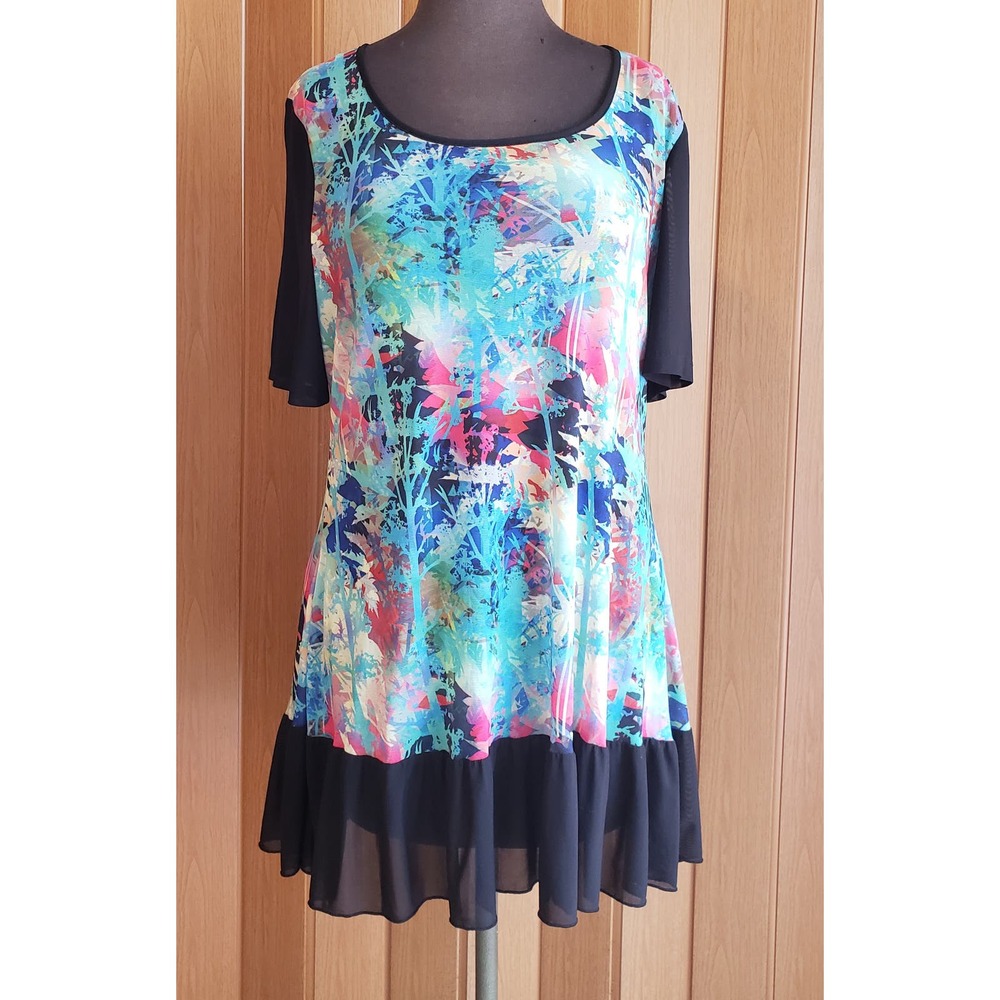 Mountain Mamas size small/ medium colorful tunic/dress